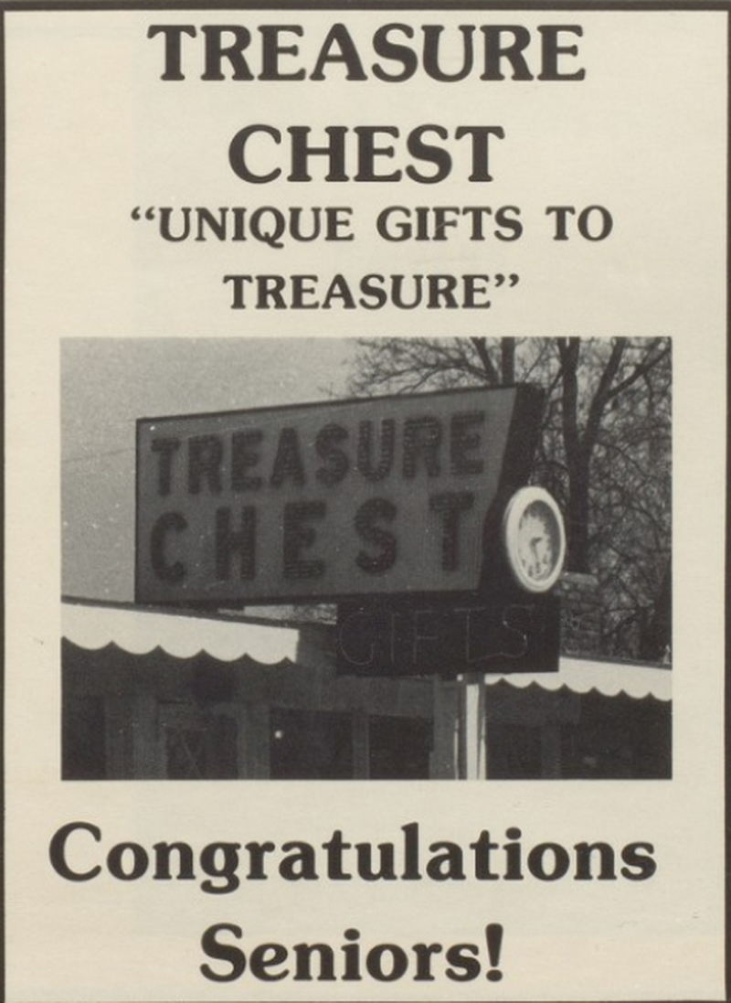 AJs Quiltery West (Treasure Chest) - 1981 Yearbook Photo (newer photo)